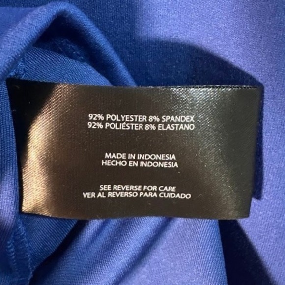 GapFit‎ Blue Active Tank Dress Size XL V-Neck Sleeveless Casual Athleisure NWT - Picture 8 of 9